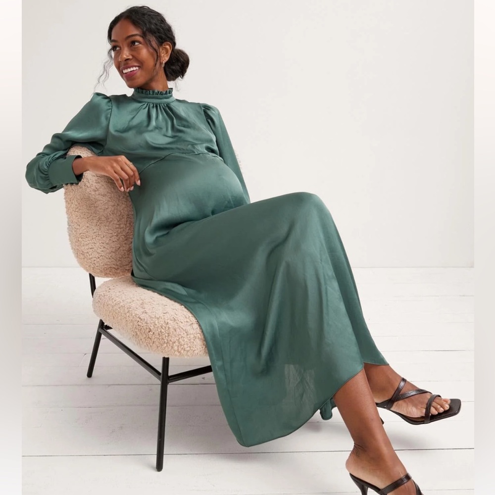 Hatch The Robin Dress in Dark Green